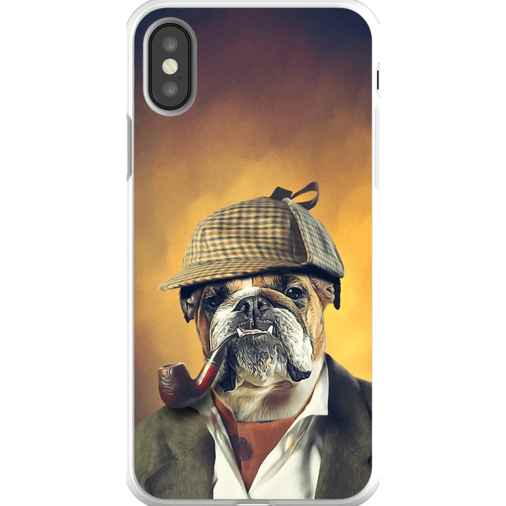 Funda para móvil personalizada &#39;Sherlock Doggo&#39;