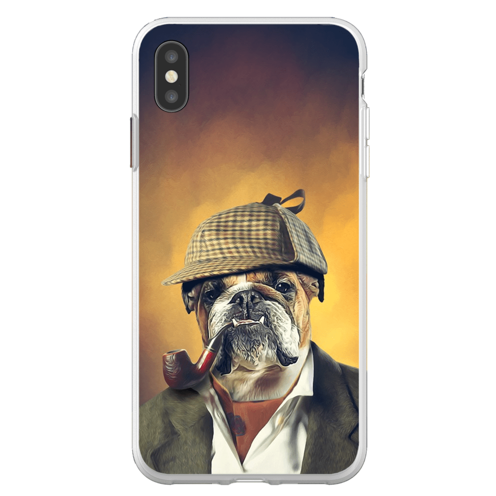 Funda para móvil personalizada &#39;Sherlock Doggo&#39;