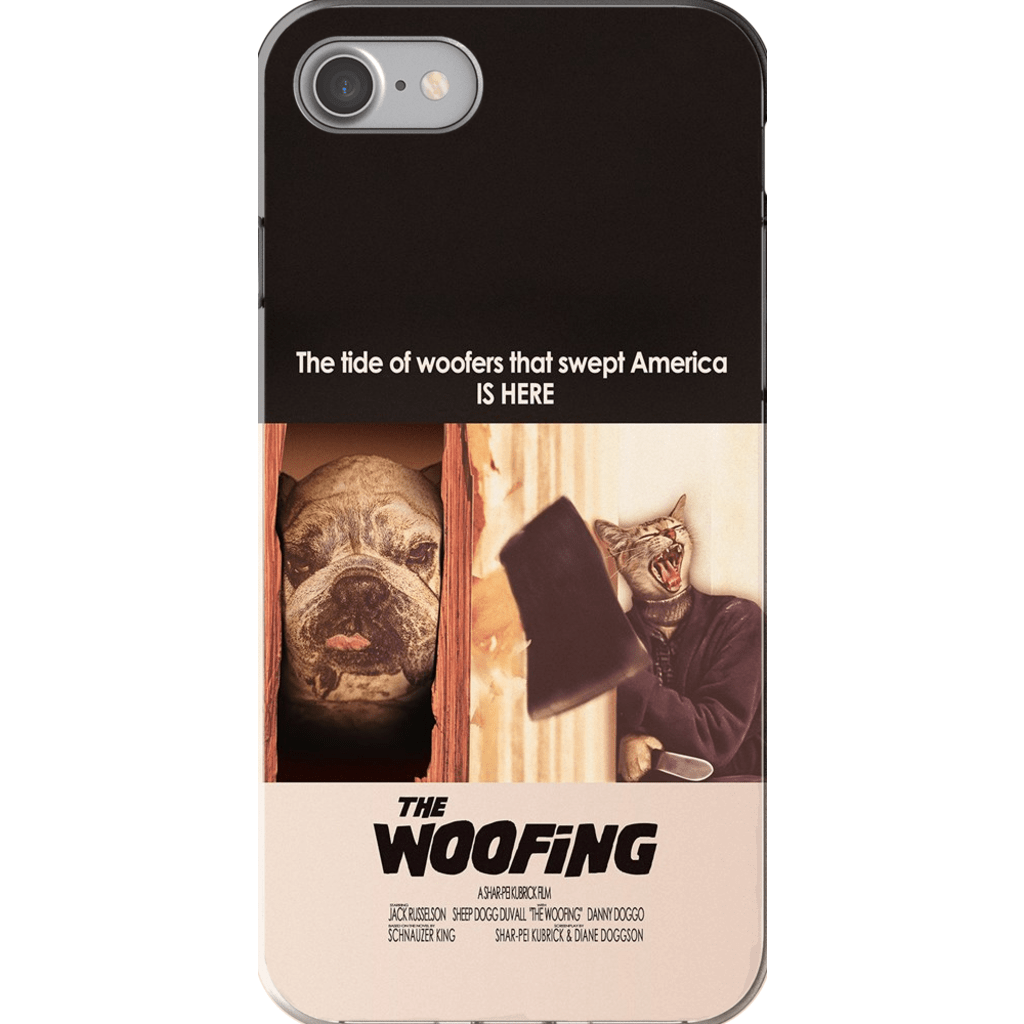 Funda personalizada para teléfono con 2 mascotas &#39;The Woofing&#39;