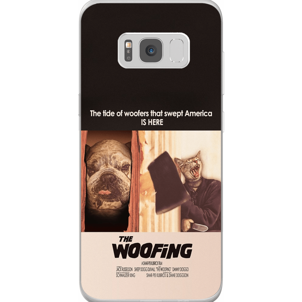 Funda personalizada para teléfono con 2 mascotas &#39;The Woofing&#39;