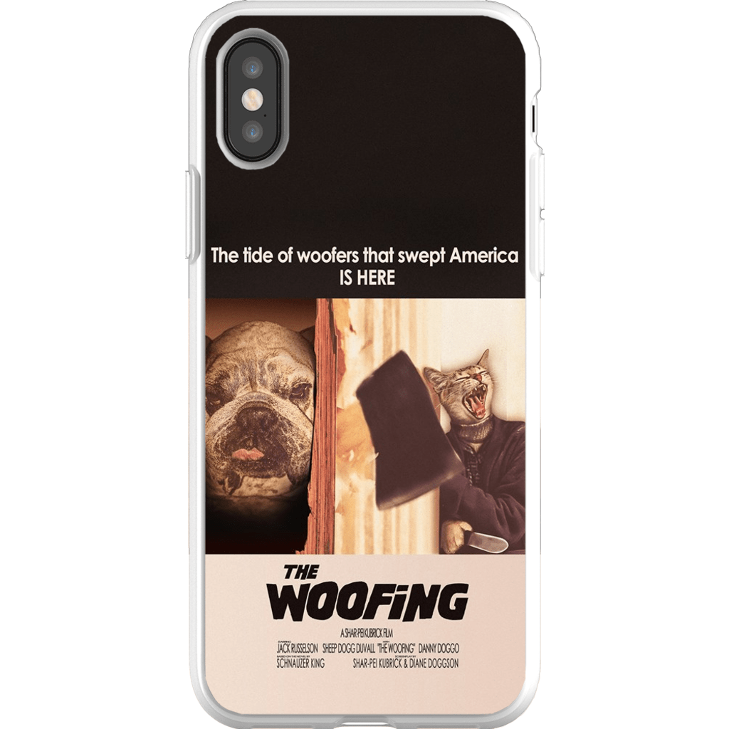 Funda personalizada para teléfono con 2 mascotas &#39;The Woofing&#39;