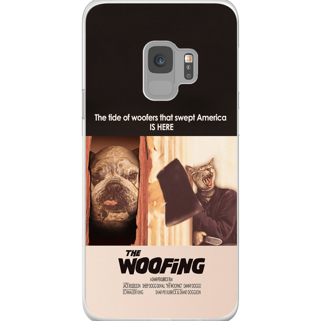 Funda personalizada para teléfono con 2 mascotas &#39;The Woofing&#39;