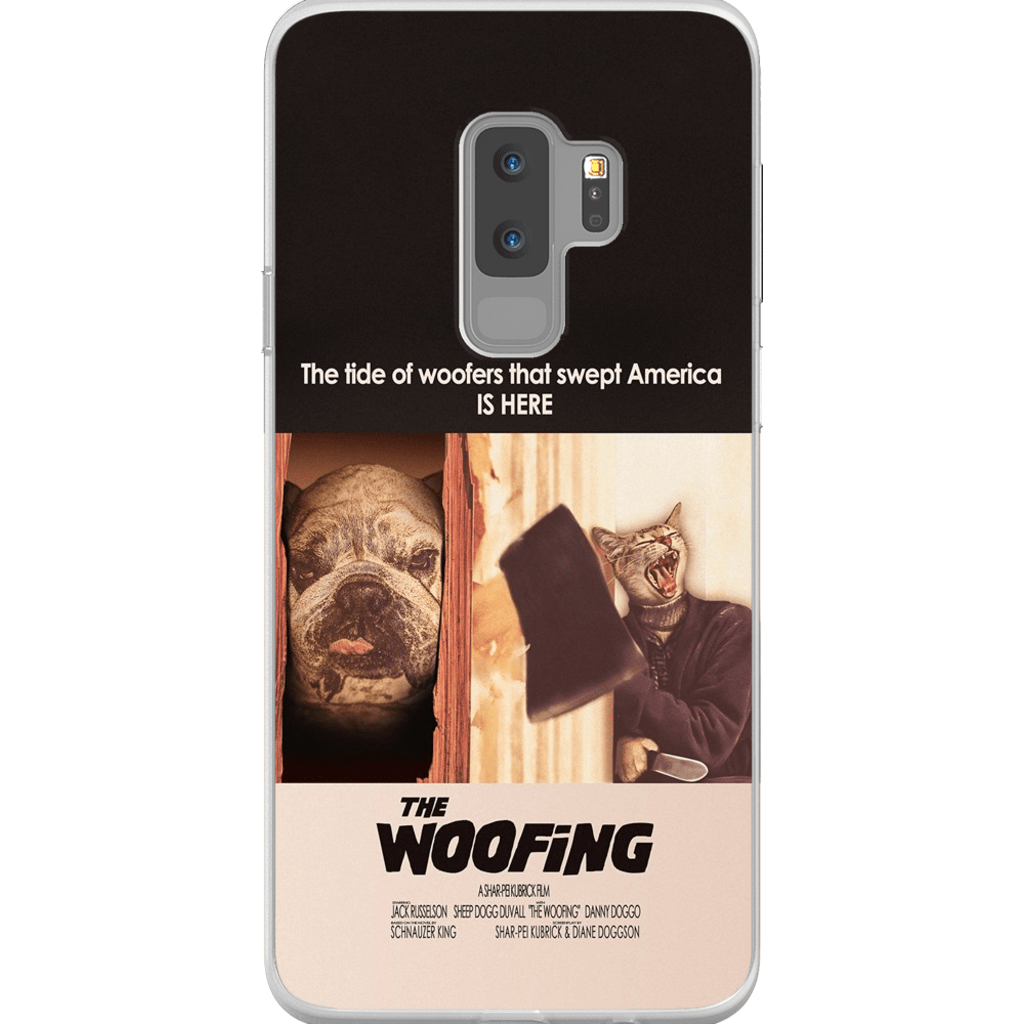 Funda personalizada para teléfono con 2 mascotas &#39;The Woofing&#39;