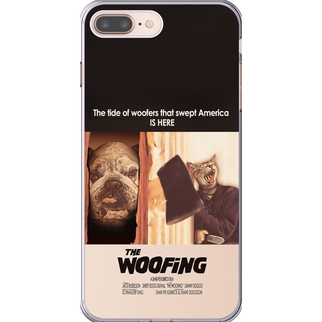 Funda personalizada para teléfono con 2 mascotas &#39;The Woofing&#39;