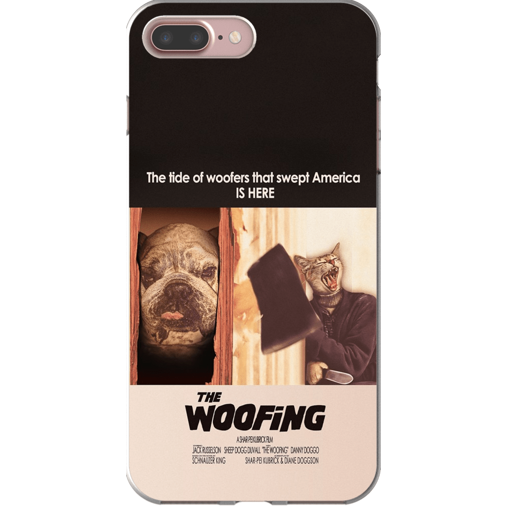 Funda personalizada para teléfono con 2 mascotas &#39;The Woofing&#39;