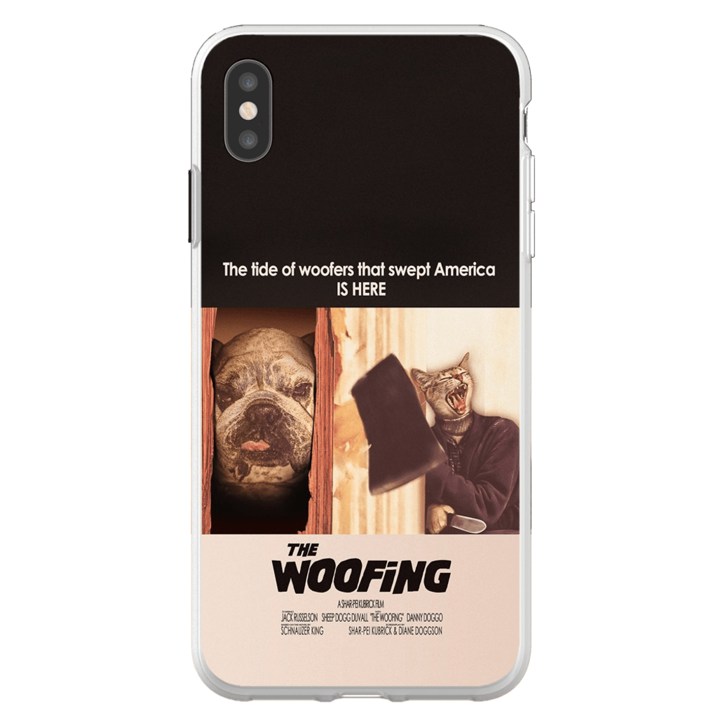 Funda personalizada para teléfono con 2 mascotas &#39;The Woofing&#39;