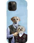 'Step-Doggos' Funda personalizada para teléfono con 2 perros