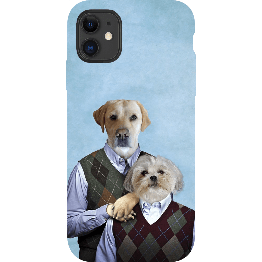 &#39;Step-Doggos&#39; Funda personalizada para teléfono con 2 perros