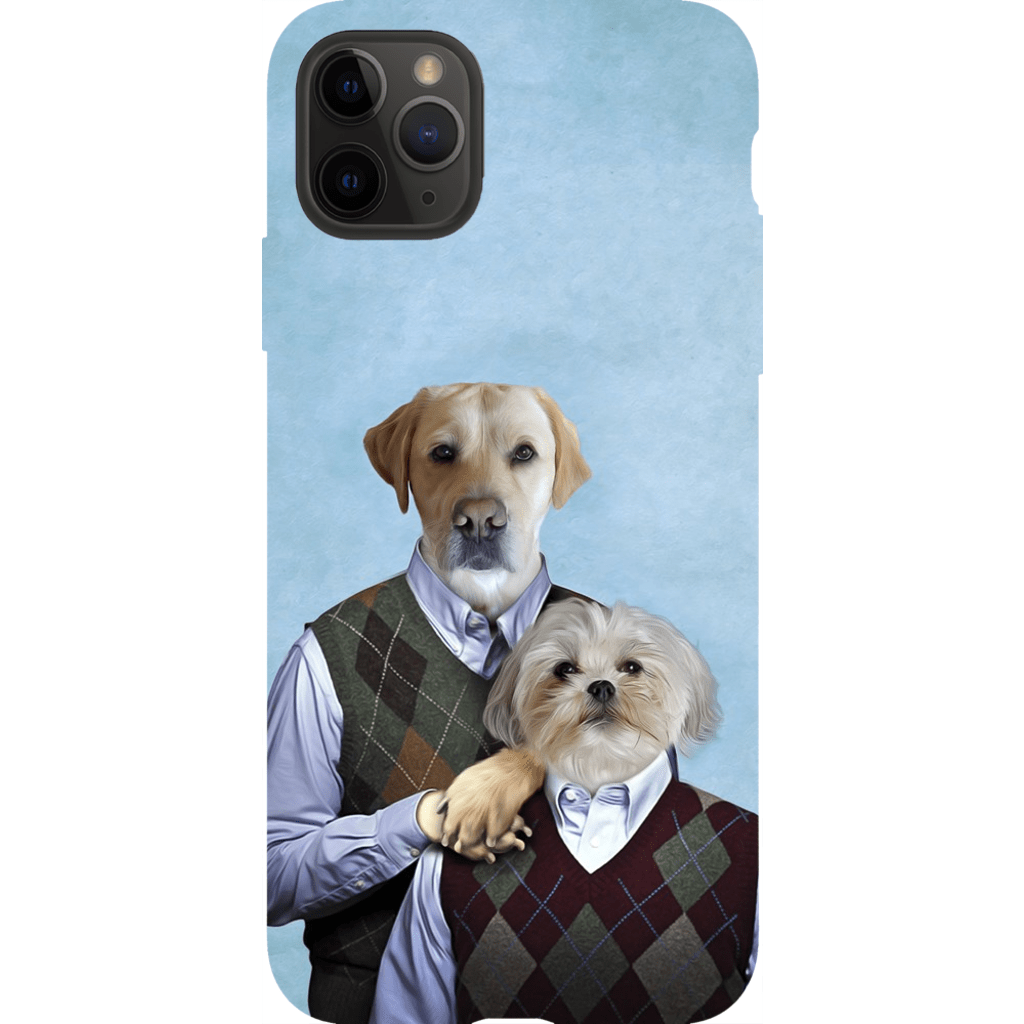 &#39;Step-Doggos&#39; Funda personalizada para teléfono con 2 perros