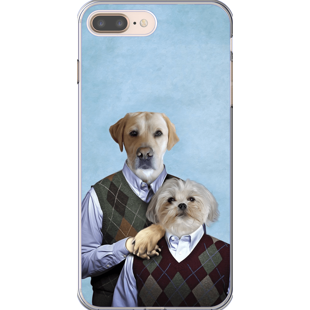 &#39;Step-Doggos&#39; Funda personalizada para teléfono con 2 perros