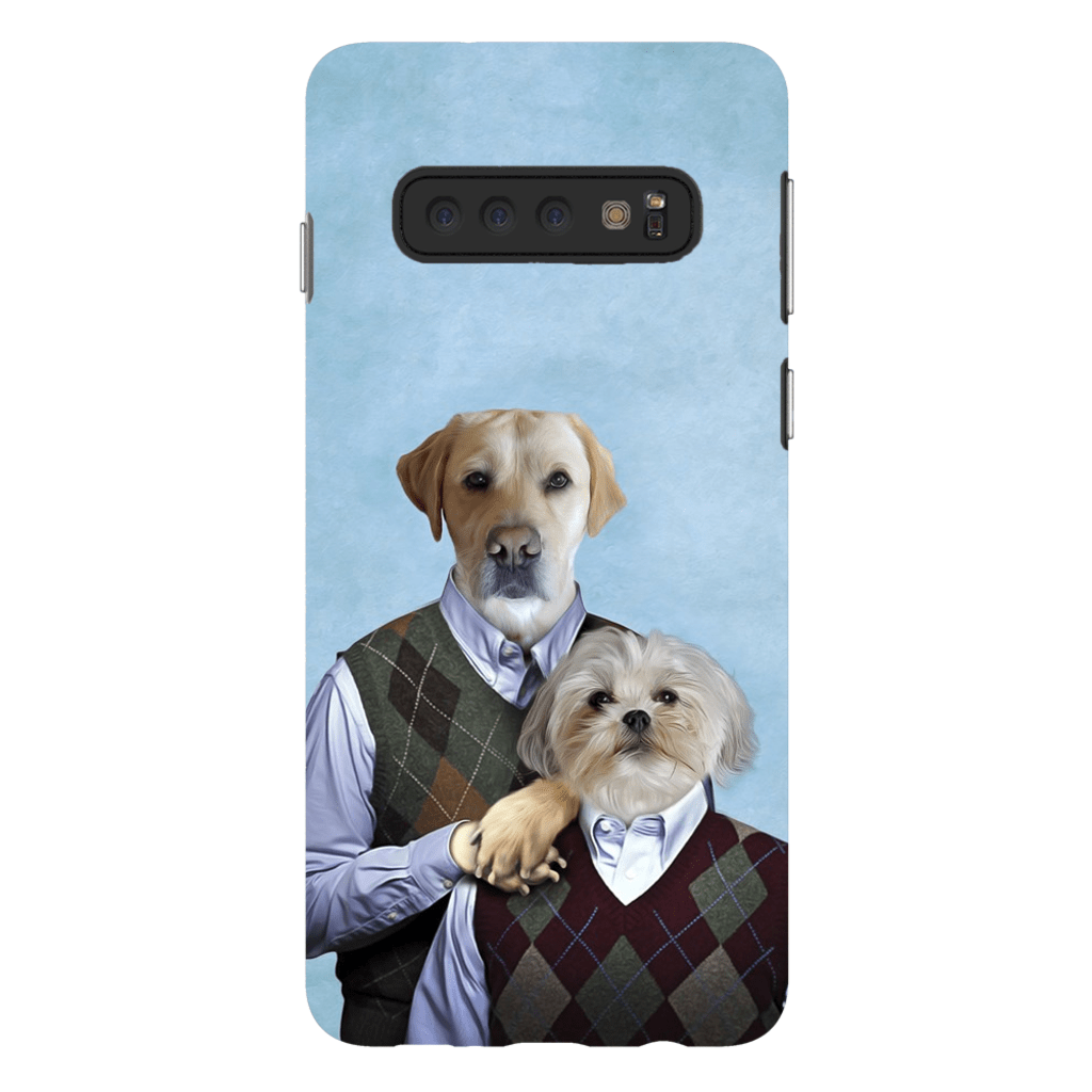 &#39;Step-Doggos&#39; Funda personalizada para teléfono con 2 perros