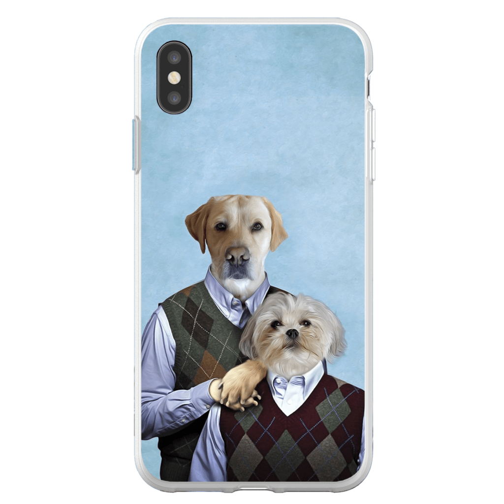 &#39;Step-Doggos&#39; Funda personalizada para teléfono con 2 perros