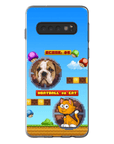 Funda de teléfono para mascotas personalizada con videojuego retro