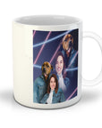 Taza personalizada '1980 Lazer Portrait Pet (Masculino)/Humano (Femenino)'
