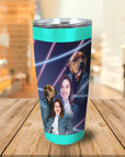 Vaso personalizado '1980s Lazer Portrait Pet(Masculino)/Humano(Femenino)'