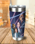 Vaso personalizado '1980s Lazer Portrait Pet(Masculino)/Humano(Femenino)'