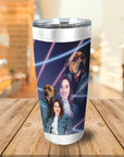 Vaso personalizado '1980s Lazer Portrait Pet(Masculino)/Humano(Femenino)'