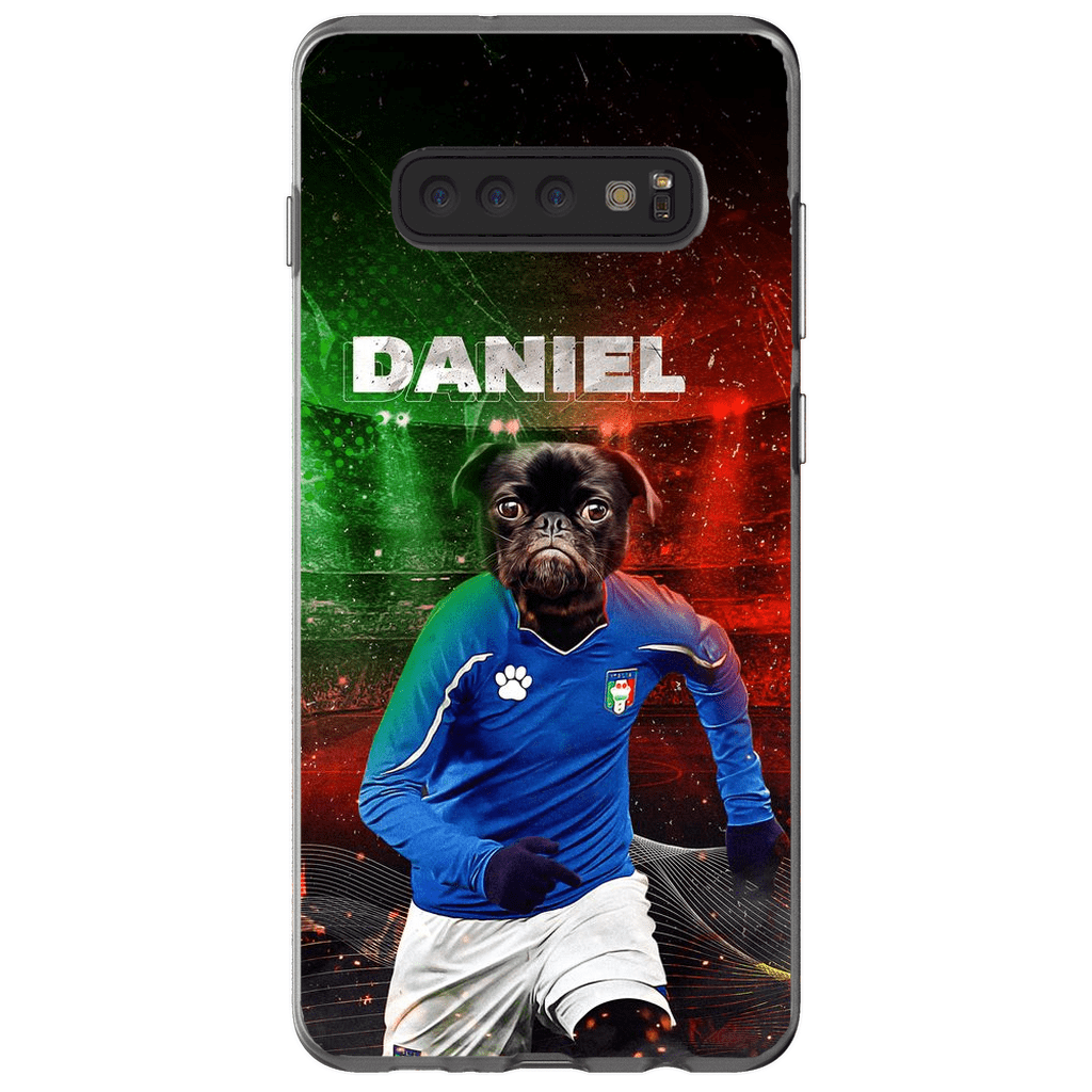 Funda para móvil personalizada &#39;Italia Doggos Soccer&#39;