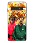 Funda personalizada para teléfono con 2 mascotas 'Squid Paws'