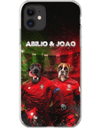 'Portugal Doggos' Funda personalizada para teléfono con 2 mascotas