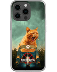 Funda para móvil personalizada 'Jurassic Meow'