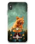 Funda para móvil personalizada 'Jurassic Meow'