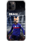 Funda para teléfono personalizada 'France Doggos Soccer'