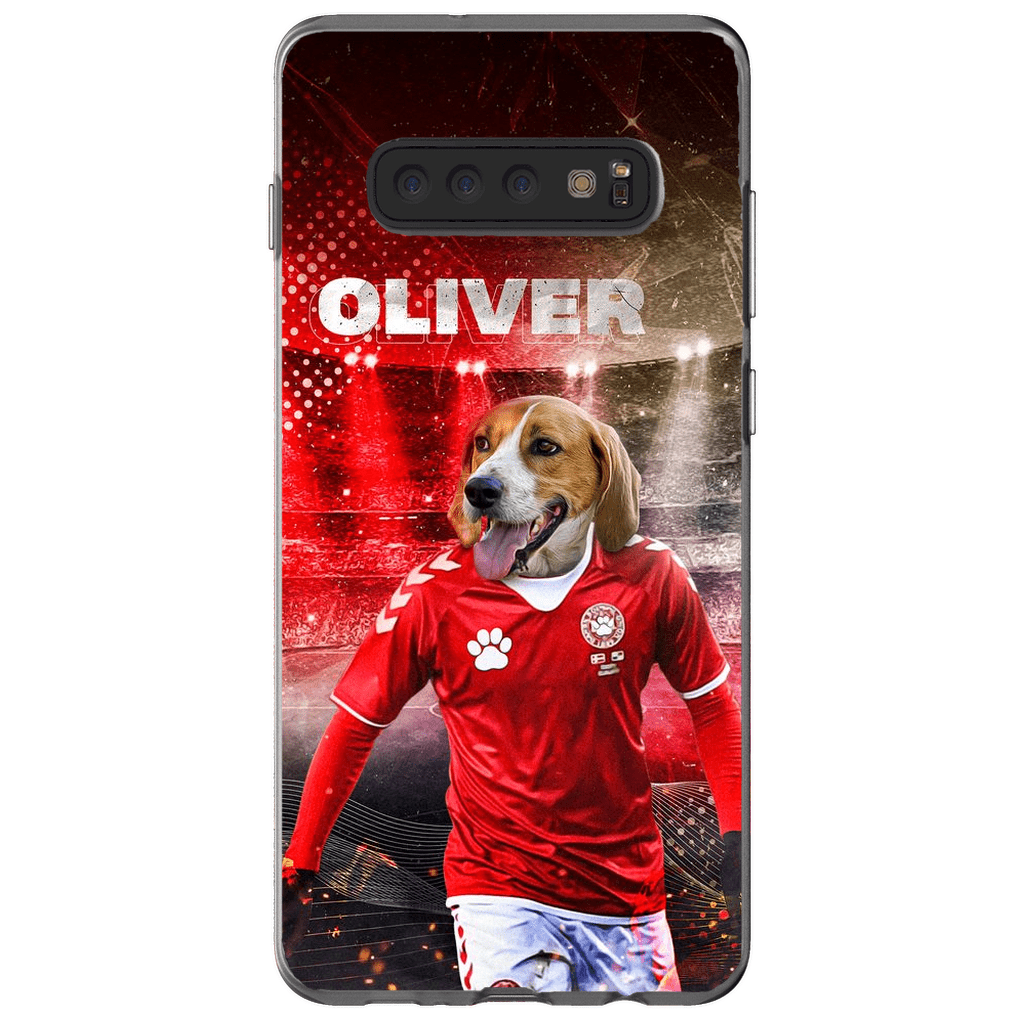 Funda para móvil personalizada &#39;Dinamarca Doggos Soccer&#39;