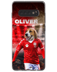 Funda para móvil personalizada 'Dinamarca Doggos Soccer'