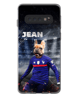 Funda para teléfono personalizada 'France Doggos Soccer'