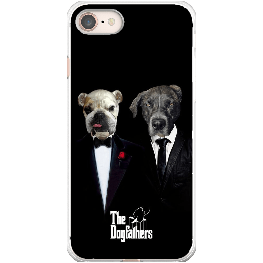 Funda personalizada para teléfono con 2 mascotas &#39;The Dogfathers&#39;