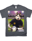 Camiseta personalizada para mascotas 'El jugador de rugby' 