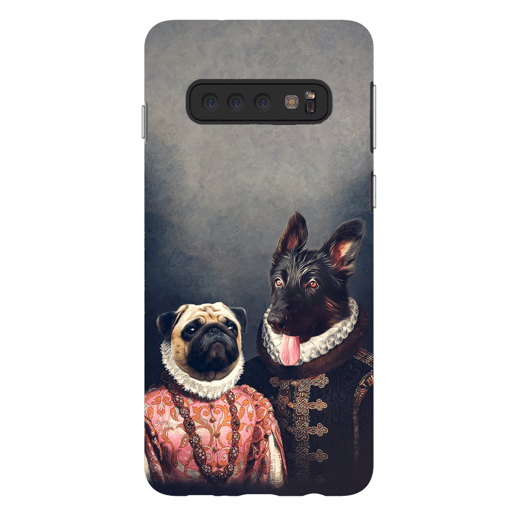 Funda personalizada para teléfono con 2 mascotas &#39;Duque y Archiduquesa&#39;