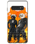 Funda personalizada para teléfono con 2 mascotas 'Charlie's Doggos'