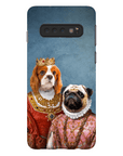 Funda personalizada para teléfono con 2 mascotas 'Reina y Archiduquesa'