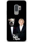 Funda personalizada para teléfono humano o mascota 'The Dogfather &amp; Dogmother'