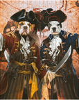 Puzzle personalizado de 2 mascotas 'Los Piratas'