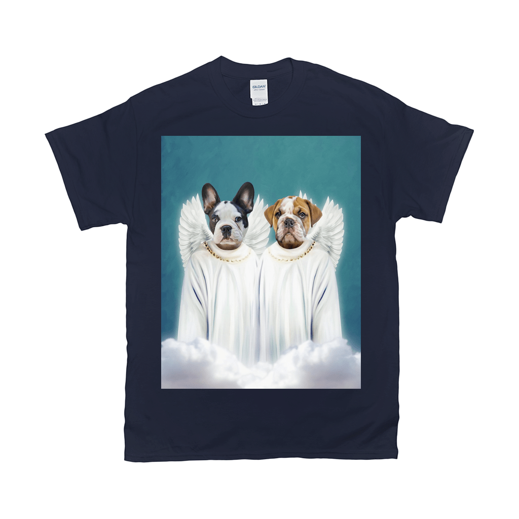 Camiseta personalizada para mascotas &#39;2 ángeles&#39; 