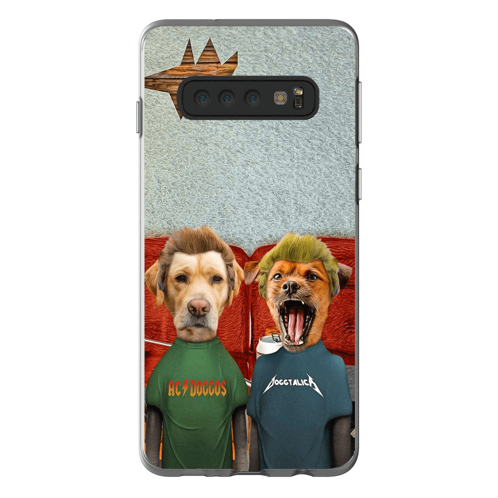 Funda personalizada para teléfono con 2 mascotas &#39;Beavis y Buttsniffer&#39;