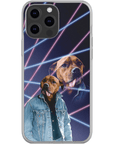 Funda personalizada para teléfono con mascota '1980s Lazer Portrait'