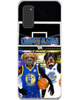 Funda personalizada para teléfono con 2 mascotas 'Golden State Doggos'