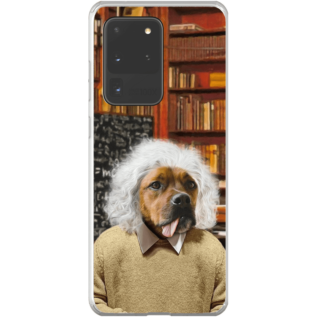 Funda para móvil personalizada &#39;Albert Pawstein&#39;