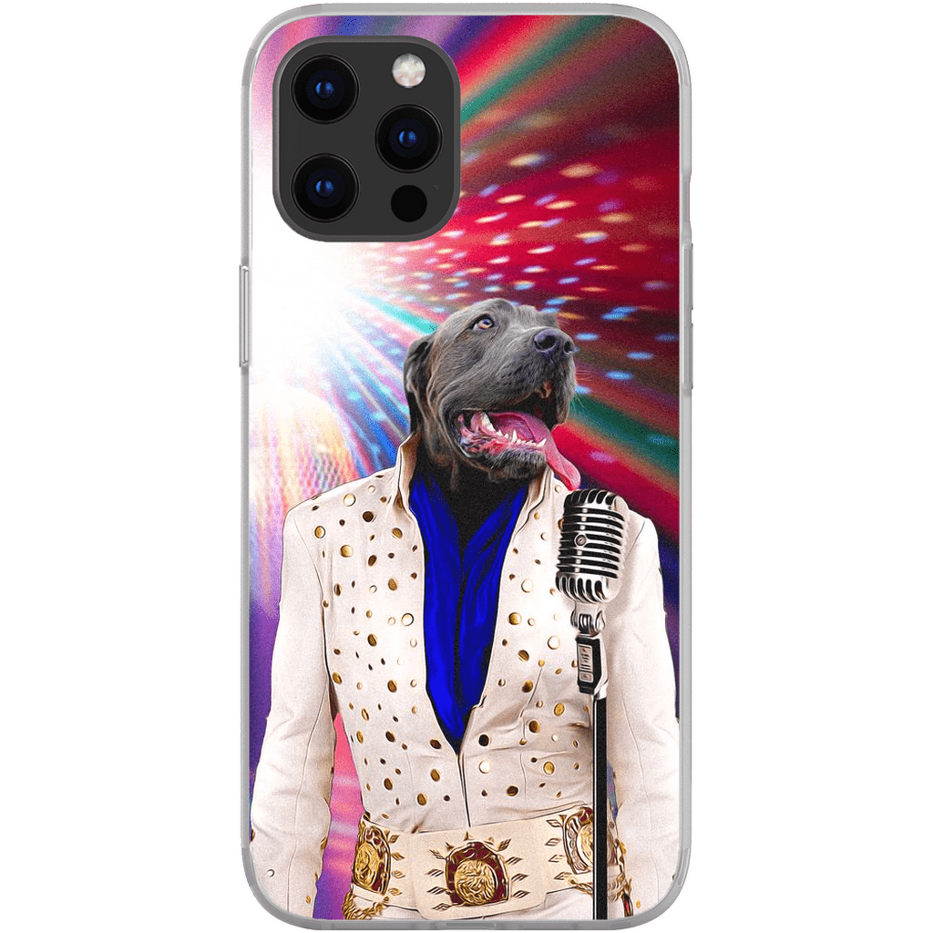 Funda para teléfono personalizada &#39;Elvis Pawsley&#39;