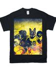 Camiseta personalizada para 2 mascotas 'Michigan Doggos'