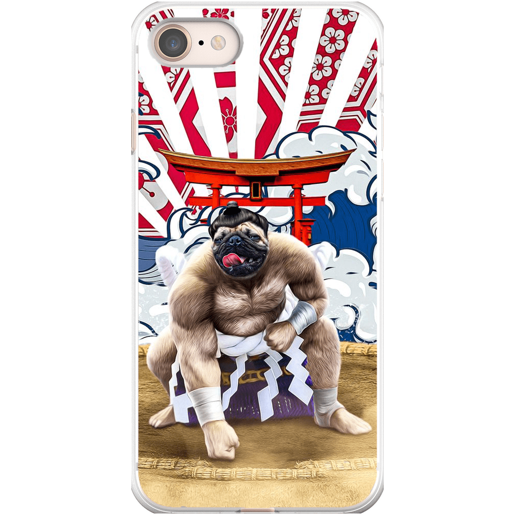 Funda para móvil personalizada &#39;El luchador de sumo&#39;