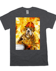 Camiseta personalizada para mascotas 'El bombero' 