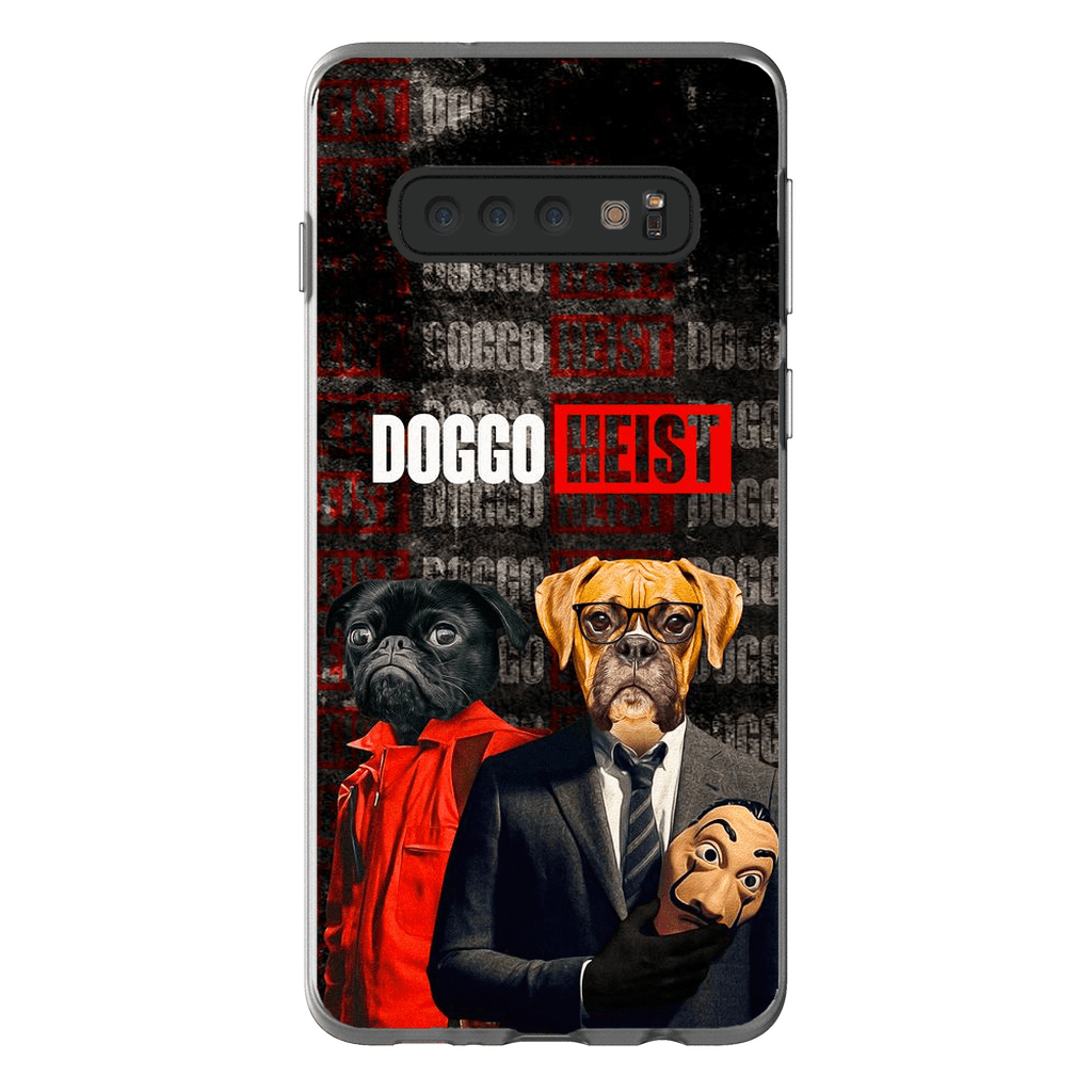 Funda personalizada para teléfono con 2 mascotas &#39;Doggo Heist&#39;