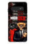 Funda personalizada para teléfono con 2 mascotas 'Doggo Heist'