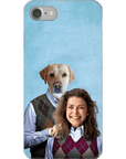 Funda para teléfono personalizada 'Step Doggo &amp; Human (hembra)'