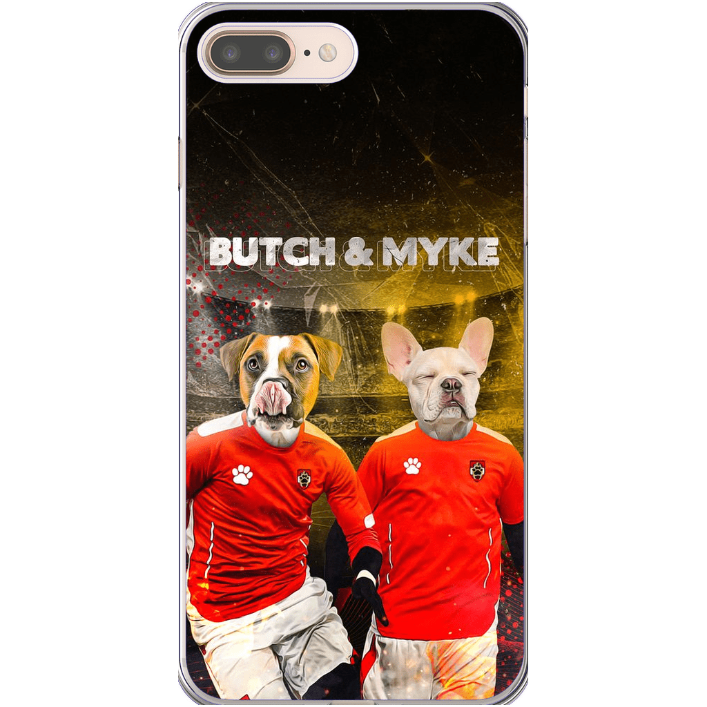 &#39;Austria Doggos&#39; Funda personalizada para teléfono con 2 mascotas